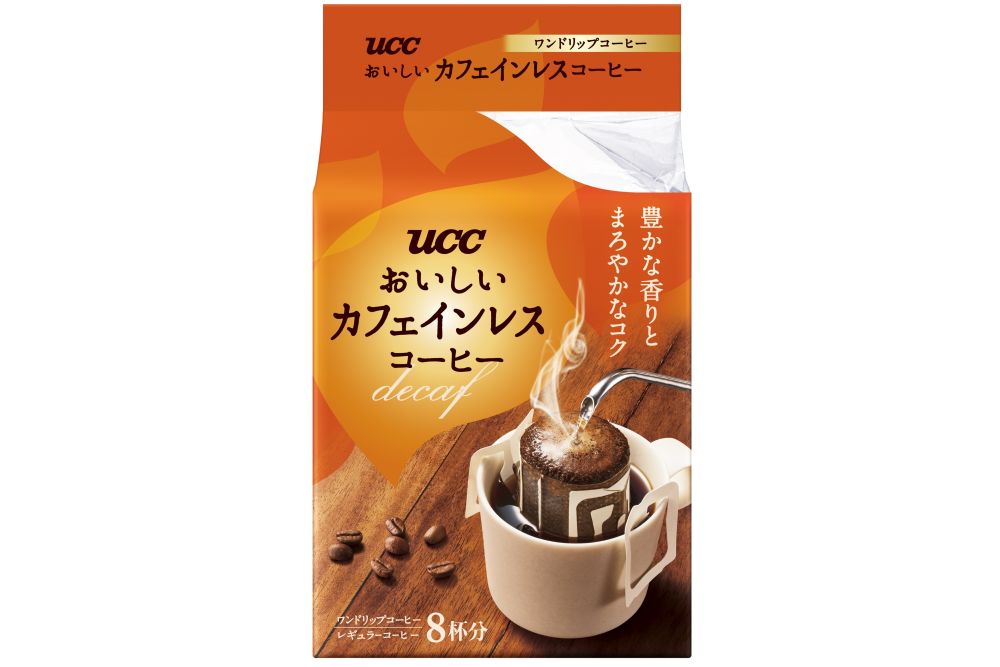 おいしいカフェインレスコーヒー ワンドリップコーヒー 8杯