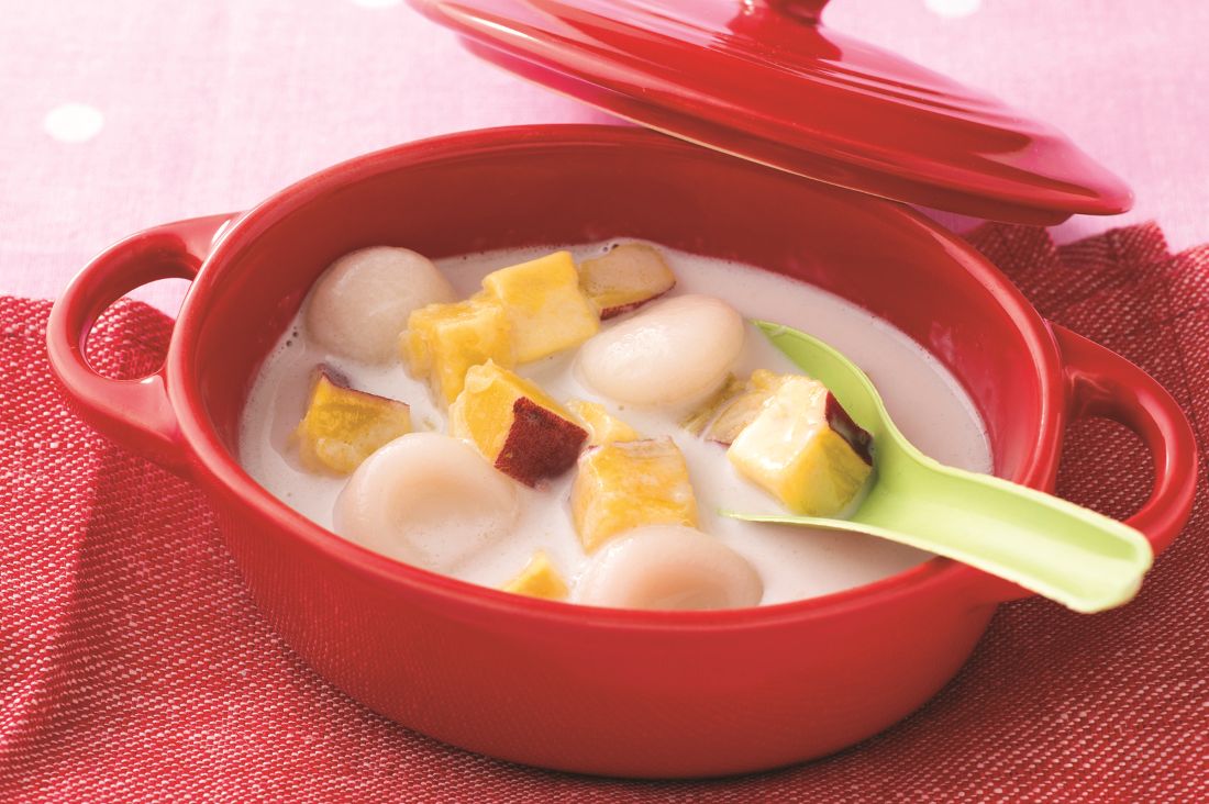 白玉とさつまいものホットココナッツ