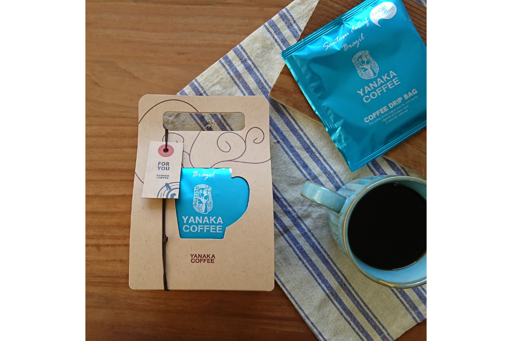 サントス デカフェ ブラジル産、手提げBOX（４パック入り）