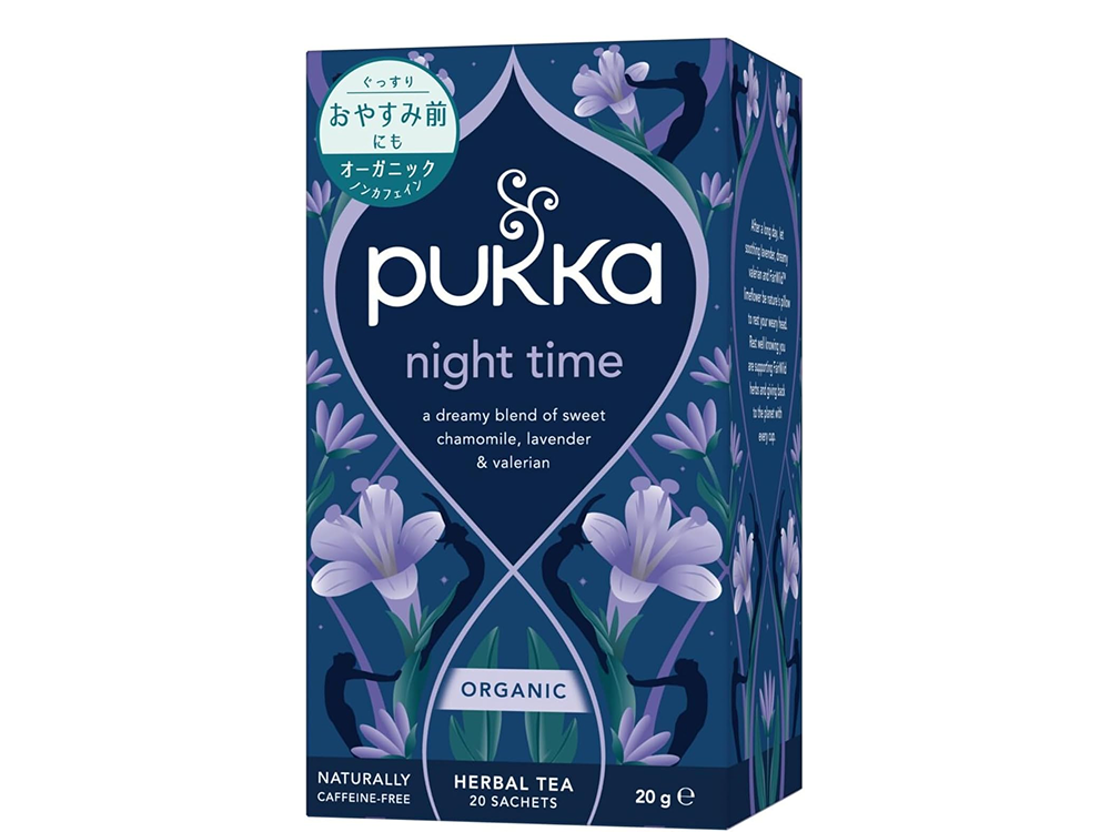 【pukka】深い安らぎで眠りへ導く！ナイトタイム ティー