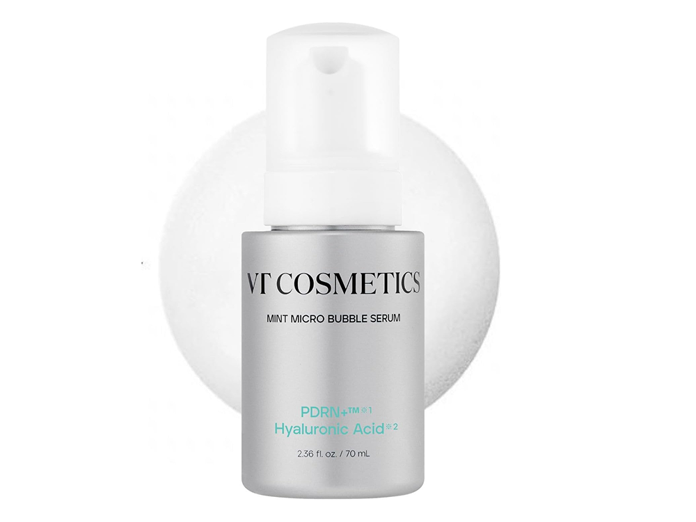 VT COSMETICS PDRN＋ヒアルロン酸 ミントマイクロバブルセラム 