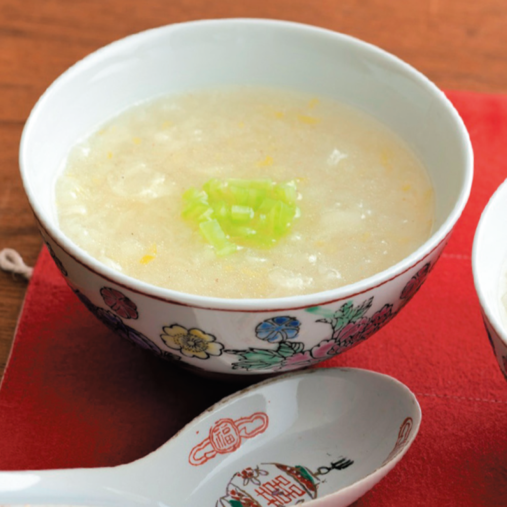 あらつぶしかぶの中華スープ